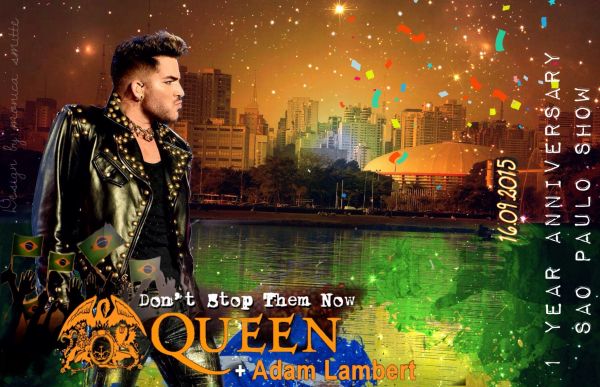 "Queen & Adam Lambert" - tour brasileira, um ano de sonho
By Mônica Smitte

