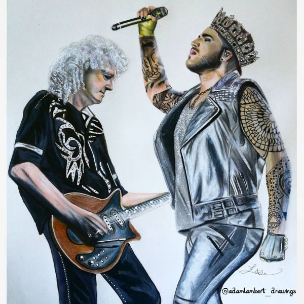 Créditos: @adamlambert_drawings
