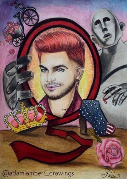 Créditos: @adamlambert_drawings
