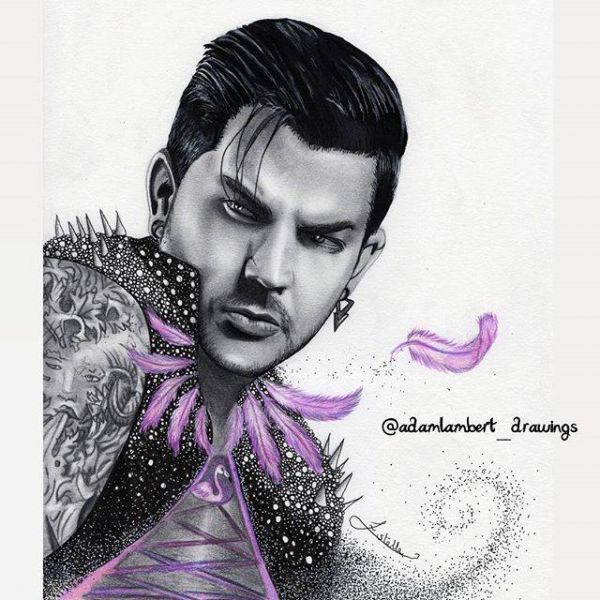 Créditos: @adamlambert_drawings 
