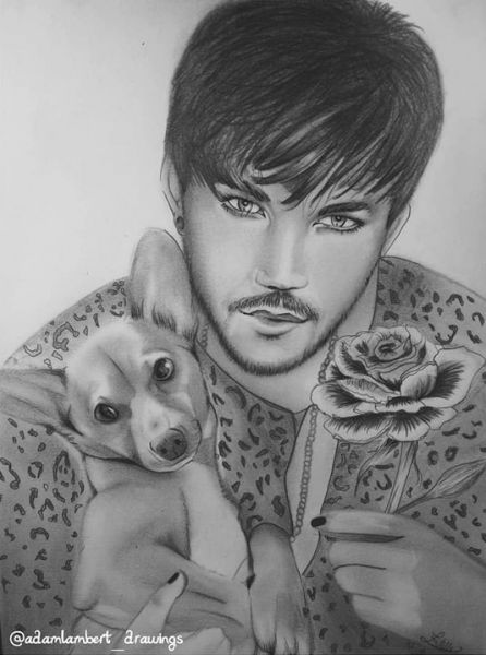 Créditos: @adamlambert_drawings
