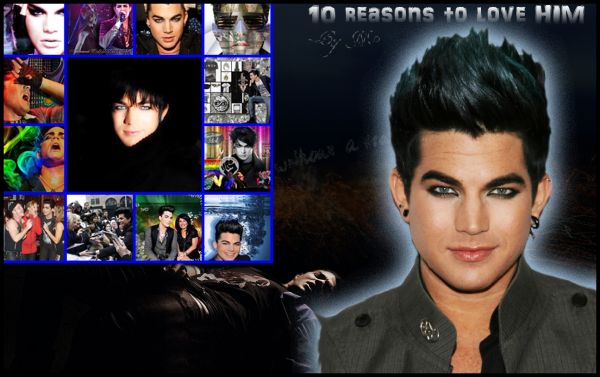 10 Razões Para Amar... Adam Lambert (e muito amor vindo de seus fãs)
By Mônica Smitte 
